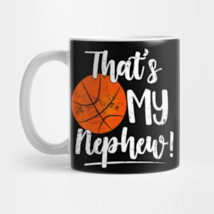 My Nephew Out There Basketball Grandma & Grandpa Mug